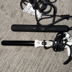 Lange BUNDLE Le Duo Flat Iron & Curling wand - excellent condition
